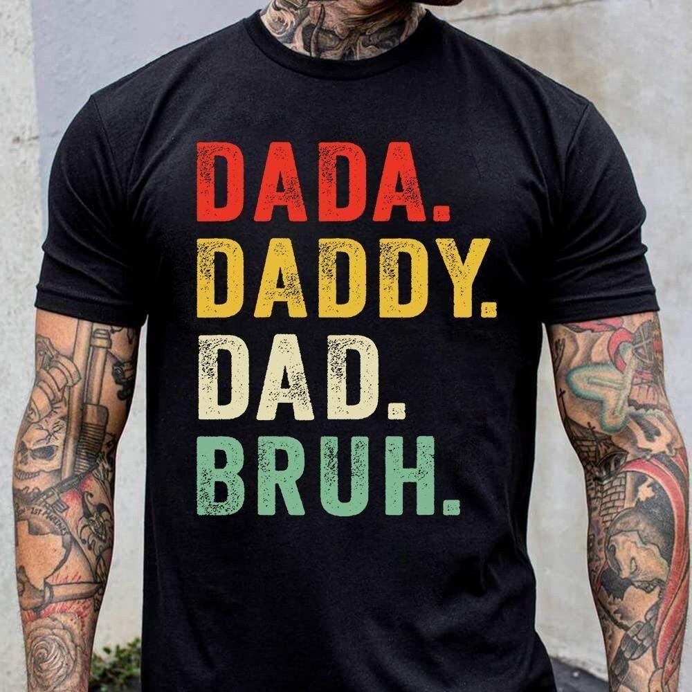 Retro Dada Daddy Dad Bruh Vuitino Shirt